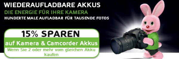 Digitalkamera Akkus und Ladegeräte