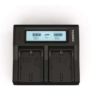 CCD-TRV75 Duracell LED Dual DSLR Battery Charger