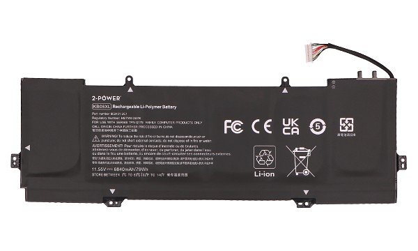 Spectre X360 15-BL081NG Batterie (Cellules 6)