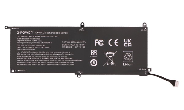 Pro Tablet x2 612 G1-L5G68EA Batteria (2 Celle)
