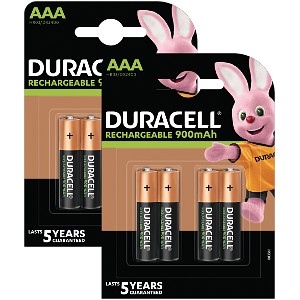 Duracell Pre-Charged AAA 900mAh 8 Pk