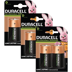 Duracell Rechargeable D Monozellen 6 Pk