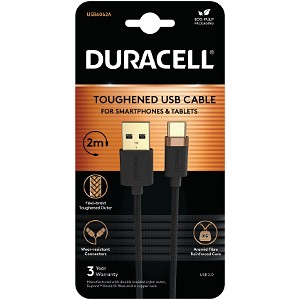 Duracell 2m USB-A-auf-USB-C-Kabel