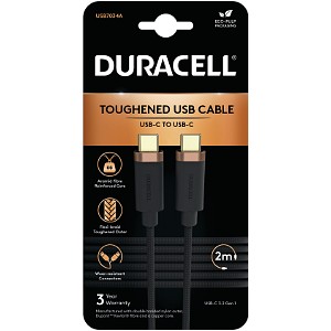 Duracell 2m schnelles USB-C-auf-USB-C-Kabel