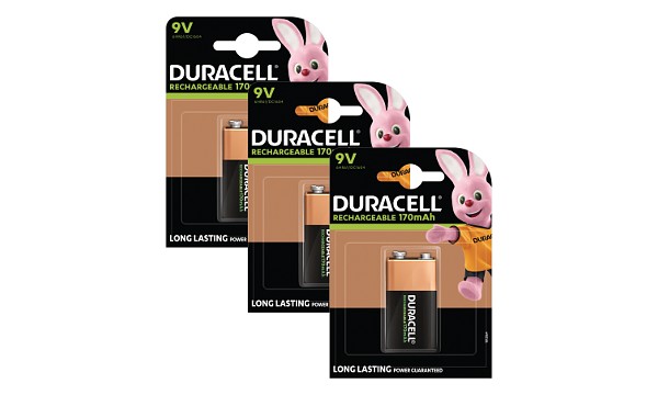 Duracell Rechargeable 9V 3 Stk.