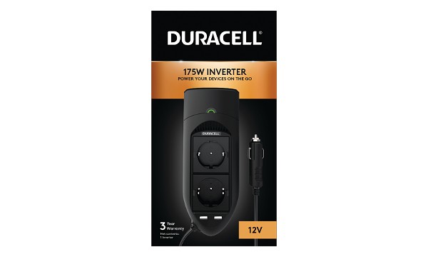 Duracell 175W Twin EU Socket Inverter