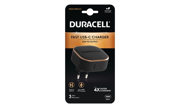 Duracell 20W USB-C PD-Ladegerät