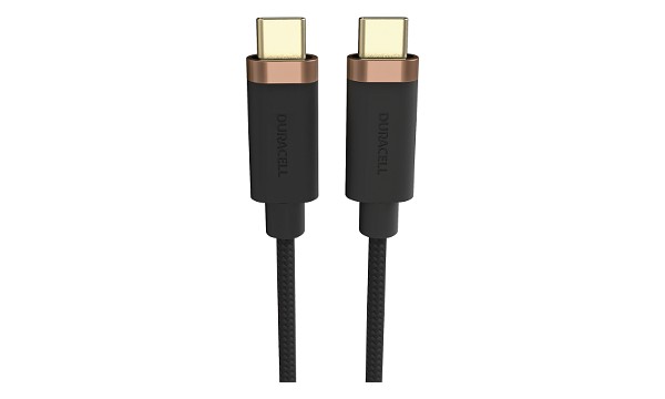 Duracell 2m schnelles USB-C-auf-USB-C-Kabel