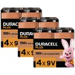Duracell Plus Power 9v Pack von 12