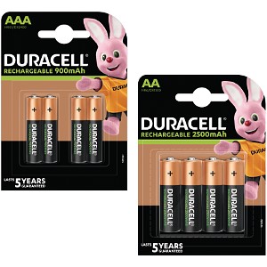 Duracell Pré-Chargées AA & AAA - Blister de  8