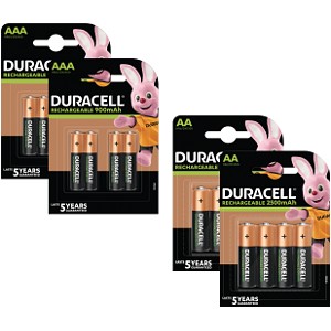 Duracell Recharge AAA 750 mAh (par 4) - Pile et chargeur DURACELL sur