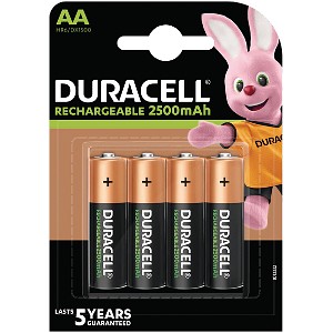 Duracell Pré-chargées AA 2500mAh