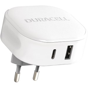 Chargeur Duracell 30W USB-A + USB-C PPS