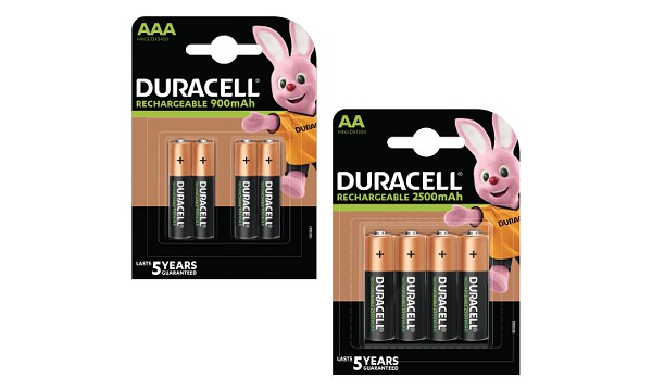 Duracell Pré-Chargées AA & AAA - Blister de  8