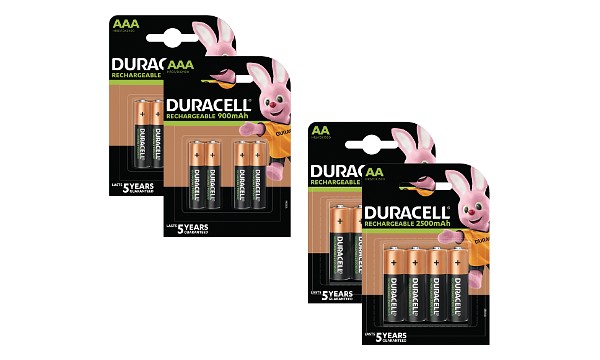 Duracell Pré-Chargées AA & AAA Pack de 16