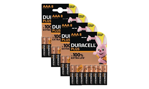 Paquet d'offres spéciales Duracell Plus 32x AAA