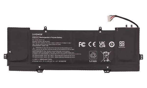 Spectre X360 15-BL031NG Batterie (Cellules 6)