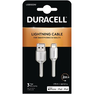 Cavo Duracell da USB-A a Lightning da 2 metri