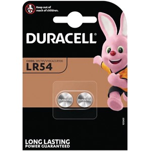 Pila Duracell LR54 tipo Coincell