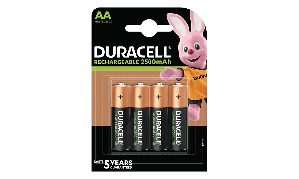 Pile Duracell PreCharged AA da 2500mAh