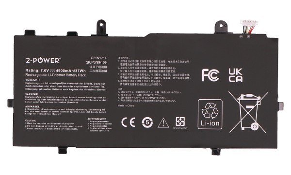 Vivobook Flip TP401 Batteria (2 Celle)