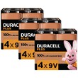 Pacco da 12 Duracell Plus Power 9v PP3